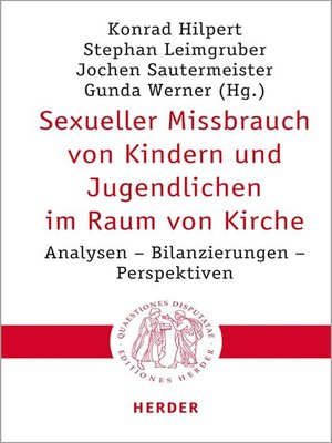 cover image of Sexueller Missbrauch von Kindern und Jugendlichen im Raum von Kirche